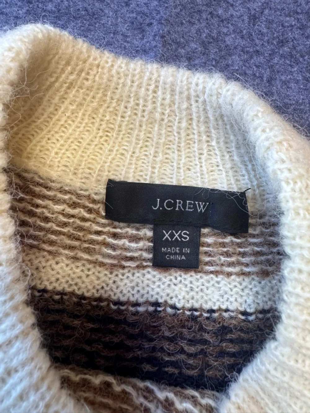 J. Crew Fair Isle Alpaca Blend Sweater
